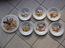 service vintage assiettes et