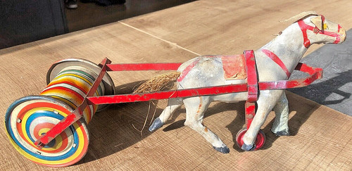 Rouleau musical hippomobile - , en
