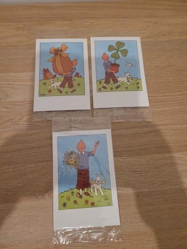 Carte postale tintin - carte,