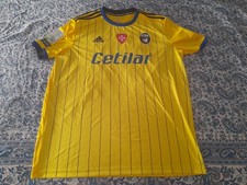 ADIDAS FOOTBALL MATCH WORN PISA FOOTBALL SHIRT XL. GOALKEEPER GOALKEEPER