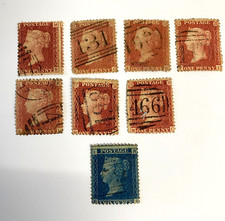 Lot 8 Timbres Grande Bretagne