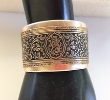 Albert Flamand Bracelet Manchette Vintage Fladium Déposé Dragon Vintage Cuff