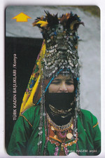 ASIE  TELECARTE / PHONECARD .. TURQUIE 30U ALCATEL TK FOLKLORE 98 MAGNETIQUE