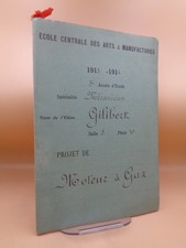 Ecole Centrale des Arts & Manufactures : Mémoire / moteur à gaz de haut fourneau