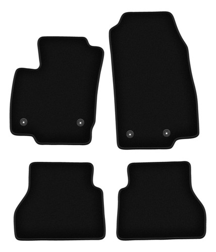 Tapis sol velours noir - de,