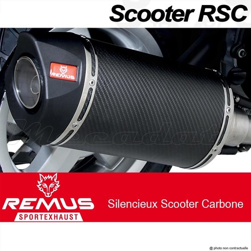 Silencieux echappement remus - silencieux,