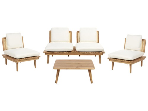 Salon jardin bois - jardin, en