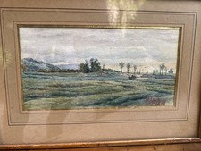 Tombereau dans un Paysage