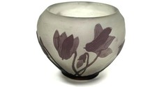 VASE GALLE A DECOR FLORAL