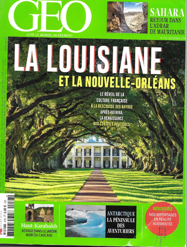 Magazine geo décembre - décembre, 2018