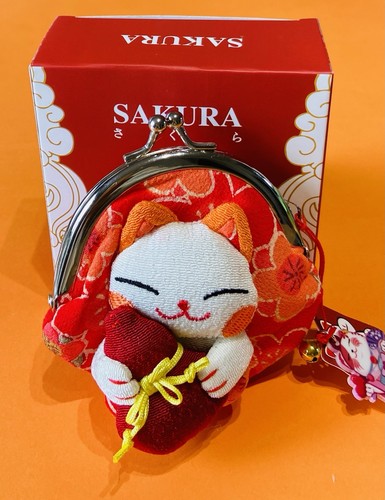 Porte monnaie chat maneki neko - porte,
