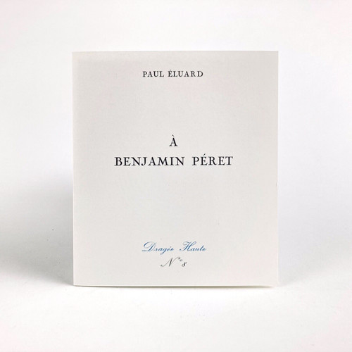 Paul éluard à - :, benjamin