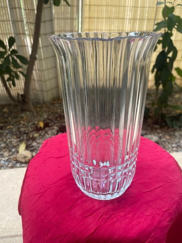 Vase fleur verre cristal - en,