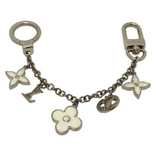 LOUIS VUITTON Epi Bijoux Sac Chene Fleur de Epi Keychain Bag Charm Ivory Women's