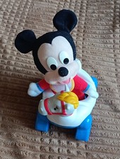 A1/ BC DISNEY MATTEL TOY TROTTER ROCKING HORSE MICKEY VINTAGE N°1878AV 