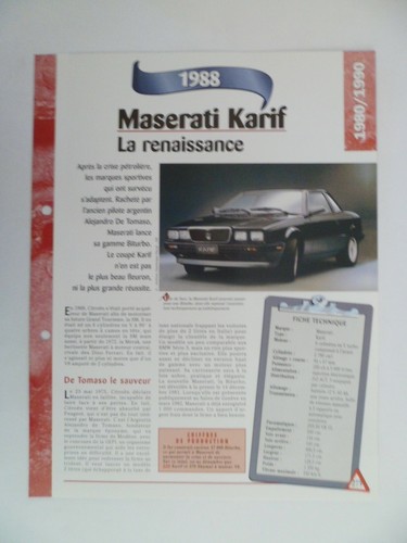 Carte fiche auto - fiche,