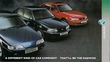 Daewoo Range 1995-1996 UK Market Sales Brochure Nexia & Espero