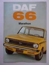 DAF 66 MARATHON Saloon Coupe & Estate orig 1972 UK Mkt Sales Brochure