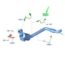 Capteur d'oxygène des gaz d'échappement FORD MUSTANG MK6 2495012 NEUF ORIGINE