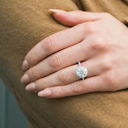 Bague diamant cultivée en - bague,