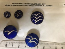 German Militaria WW2 5 Air Sports Federation Badges