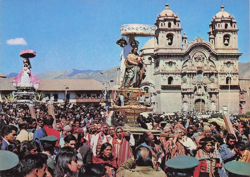Perou cusco procession - cusco, du