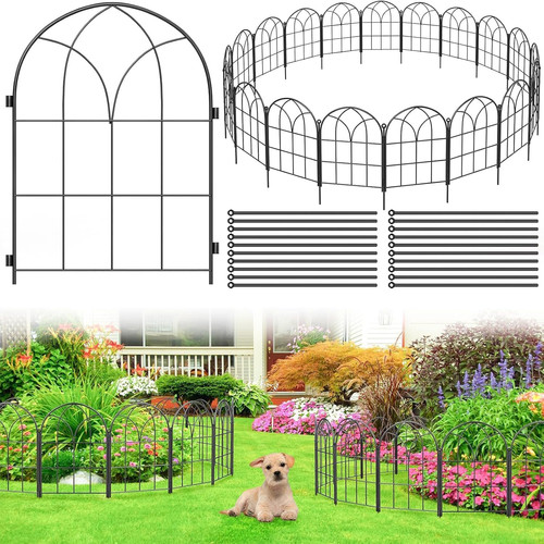 Pack arched garden fence - arched,