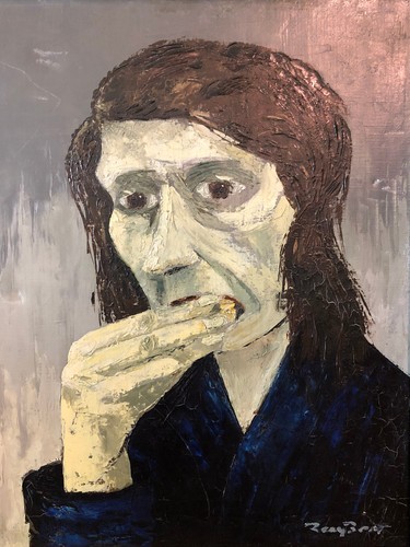 Huile sur toile - huile,
