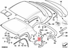 Bmw Z3 Coupé E36 Droit Hard Top Verrou 8397738 54218397738 Original