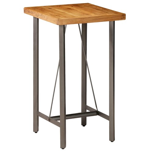Table bar teck recyclé - table,