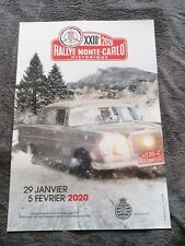 AFFICHE RALLYE voiture