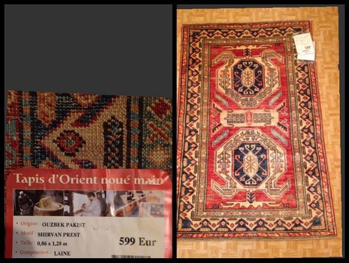 Tapis orient noué main - tapis,