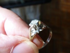 Bague en or Blanc poinçon