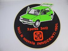 Vintage STICKER / STICKER / INNONCENTI 120L / BMC MINI BRITISH LEYLAND / TOP