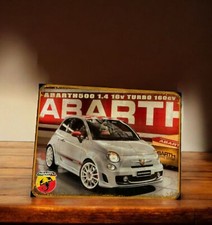 Plaque métal Fiat Abarth 500