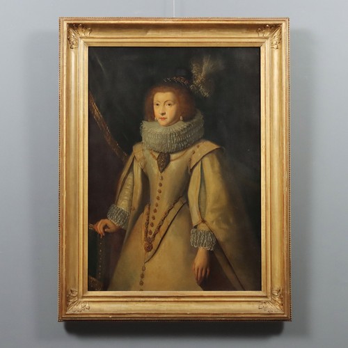 Tableau ancien portrait une - portrait, d'une