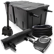 Kit de filtration de bassin Filtre 60000l Stérilisateur UV36W Pompe-Fontaine 059