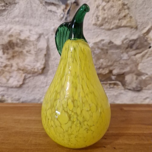 Poire decorative verre - decorative,
