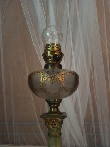 Lampe pétrole ancienne - pétrole,