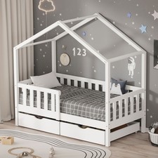 Lit cabane enfant en bois de