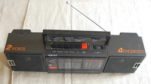 Vintage akai q20l boombox - vintage, st-q20l