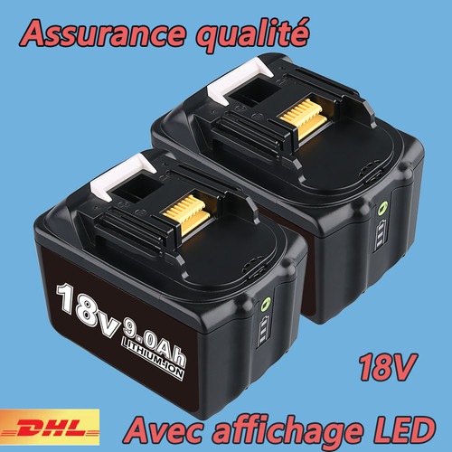 2pack 0ah pour makita - 2pack, 18v