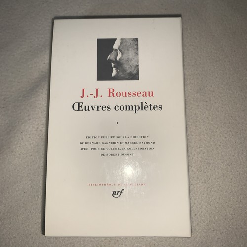 Pleiade j rousseau - :, j.