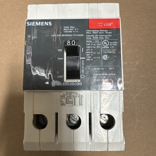 Siemens lgb3b080 amp pole - lgb3b080, 3