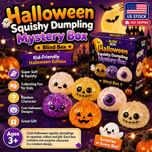 5pcs halloween squishy - 5pcs,