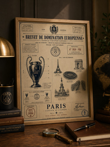 Affiche encadrée paris - encadrée,