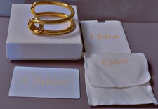 Couture CHLOÉ PARIS bracelet plaqué or couture Chloé Paris cuff bracelet T: S M