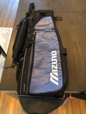 Mizuno "Scratch Sac" Sunday Lightweight Carry Golf Bag Soft Sided Blue GUC