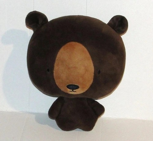 Doudou ours marron peluche m - ours,