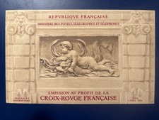 Timbres France Carnet Croix Rouge 1952, complet **, cote 600€